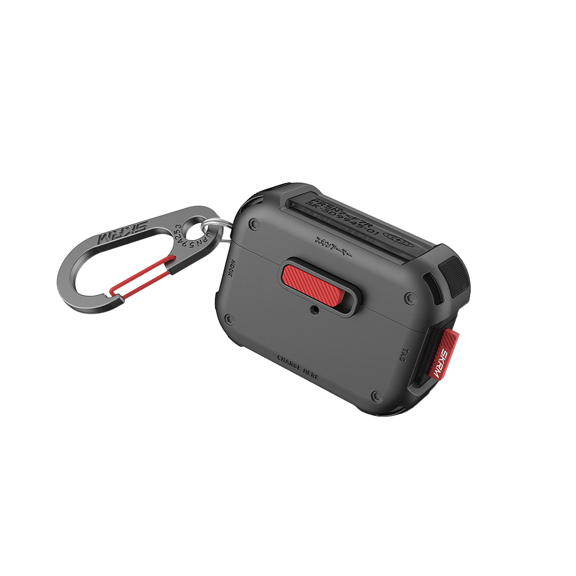 스키나마 메카 에어팟프로 케이스
건메탈(SKINARMA MECHA AirPods Pro Case Gunmetal)