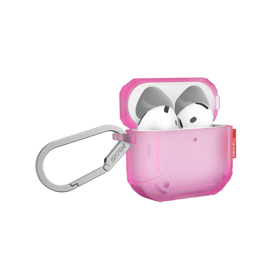 스키나마 메카 CE 에어팟 4 케이스
핑크(SKINARMA MECHA CE AirPods 4 Case Pink) - 2