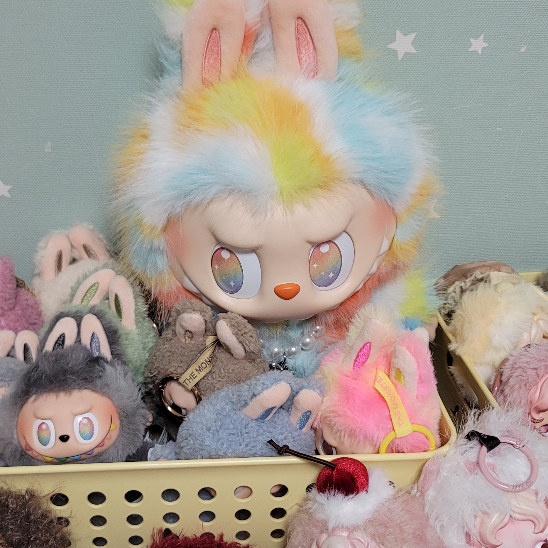Pop Mart Labubu The Monsters Big Into Energy Series-Rock The Universe Vinyl Plush Doll 착용 스타일 - 1
