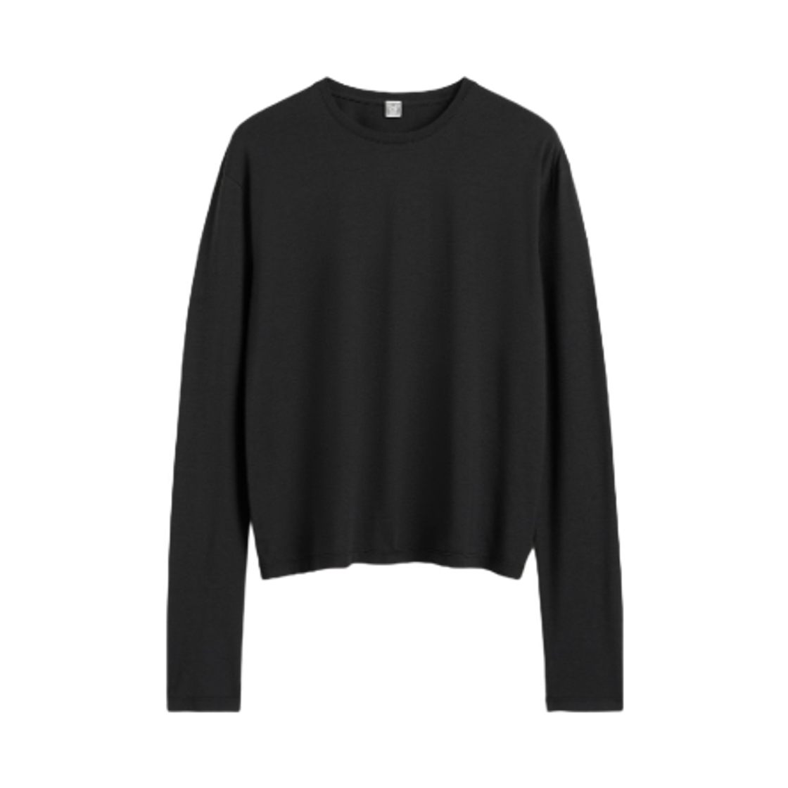 253-WRT0588-FB0419-001 (W) Toteme Classic Long Sleeve T-Shirt Black