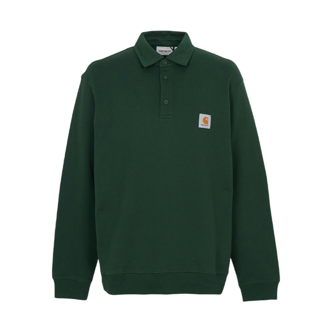 칼하트 WIP 카라 스웨트셔츠 그린(Carhartt WIP Collar Sweatshirt Green)