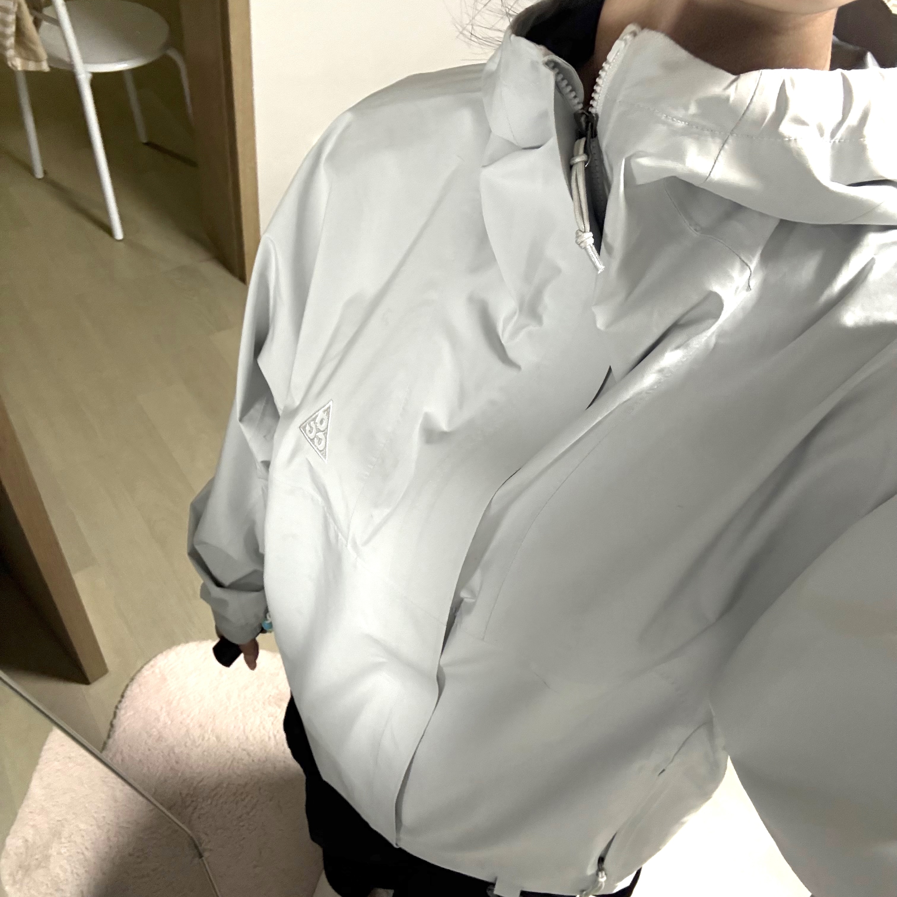 Nike ACG Storm-Fit ADV Cascade Rains Full Zip Jacket Photon Dust - Asia 착용 스타일