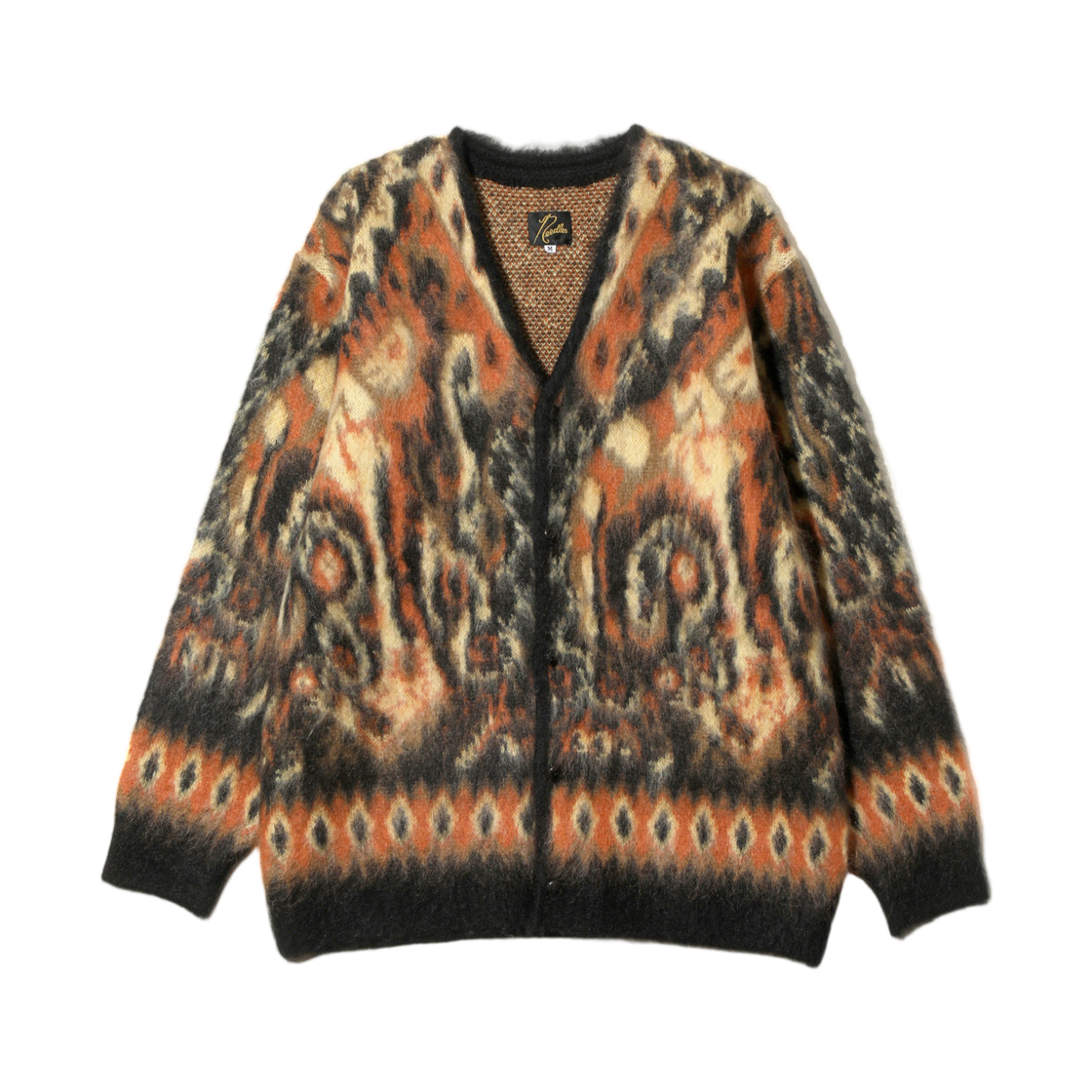 RW356 Needles Mohair Cardigan Paisley Black
