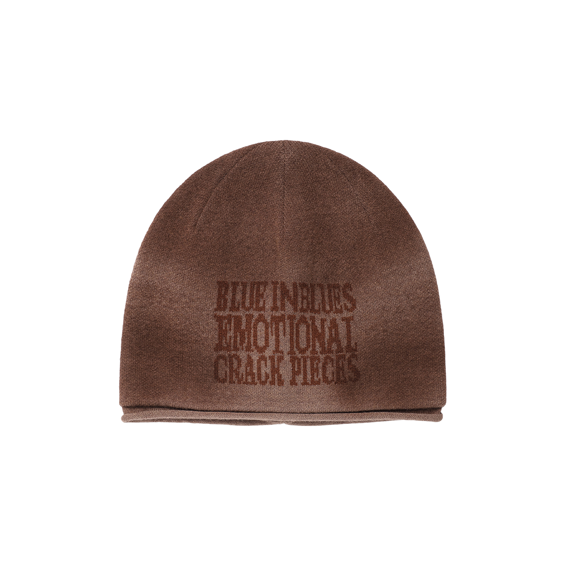 VH2FFUAB21ABR Thevinylhouse Pattern Beanie Brown
