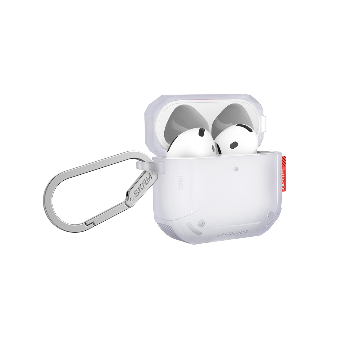 스키나마 메카 CE 에어팟 4 케이스
프로스트(SKINARMA MECHA CE AirPods 4 Case Frost) - 2