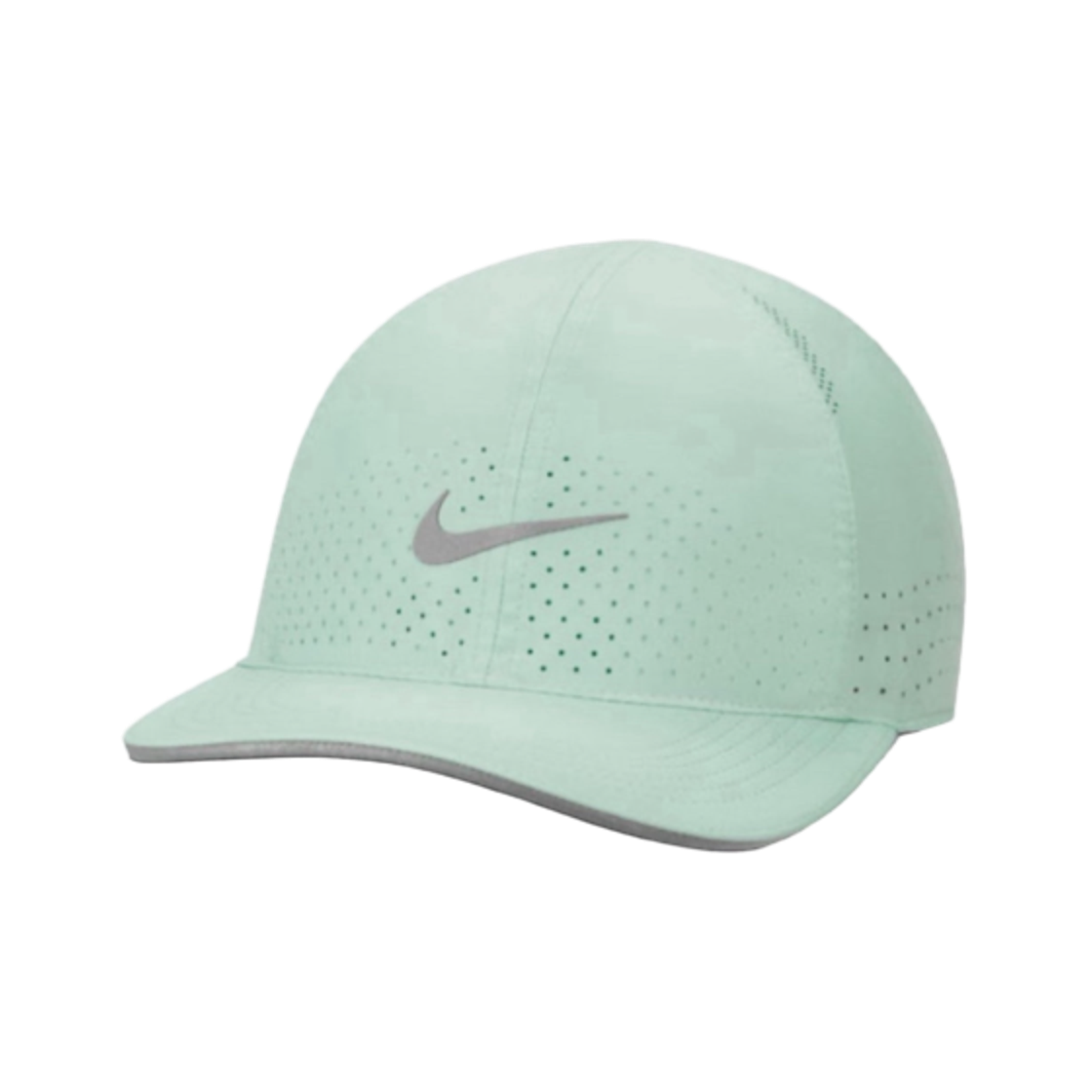 DC3598-308 Nike Dri-Fit AeroBill Featherlight Perforated Running Cap Enamel Green
