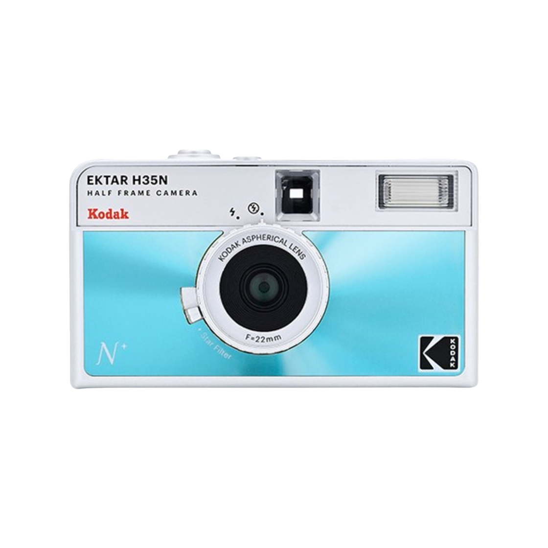 - Kodak EXTAR H35N Half Frame Film Camera Glazed Blue