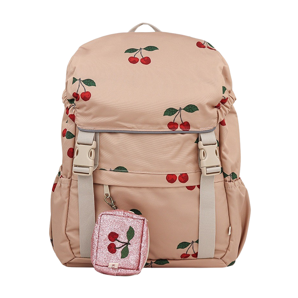 콩제슬래드 클로버 백팩 체리(Konges Sløjd Clover Schoolbag Ma Grande Cerise Maho)