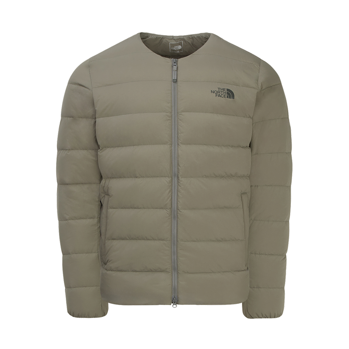 NJ1DR54B The North Face Poplar Down Cardigan RDS Grayish Khaki - 25FW