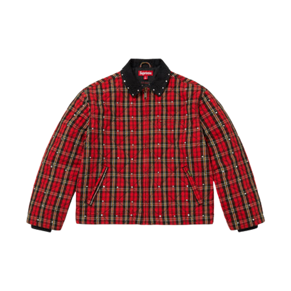 - Supreme x B.B. Simon Quilted Work Jacket Plaid - 25FW