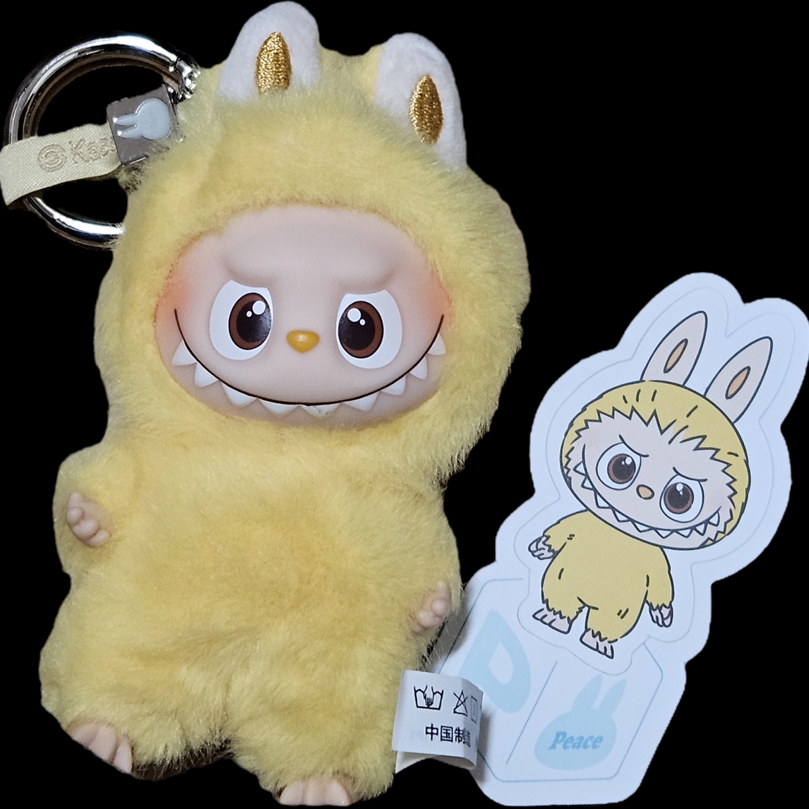 Pop Mart Labubu The Monsters Pin For Love Series Vinyl Plush Pendant Sealed Case (N-Z) (1 Blind Box), Pop Mart Labubu The Monsters Pin For Love Series Vinyl Plush Pendant (A-M) F (Opened Case) 착용 스타일