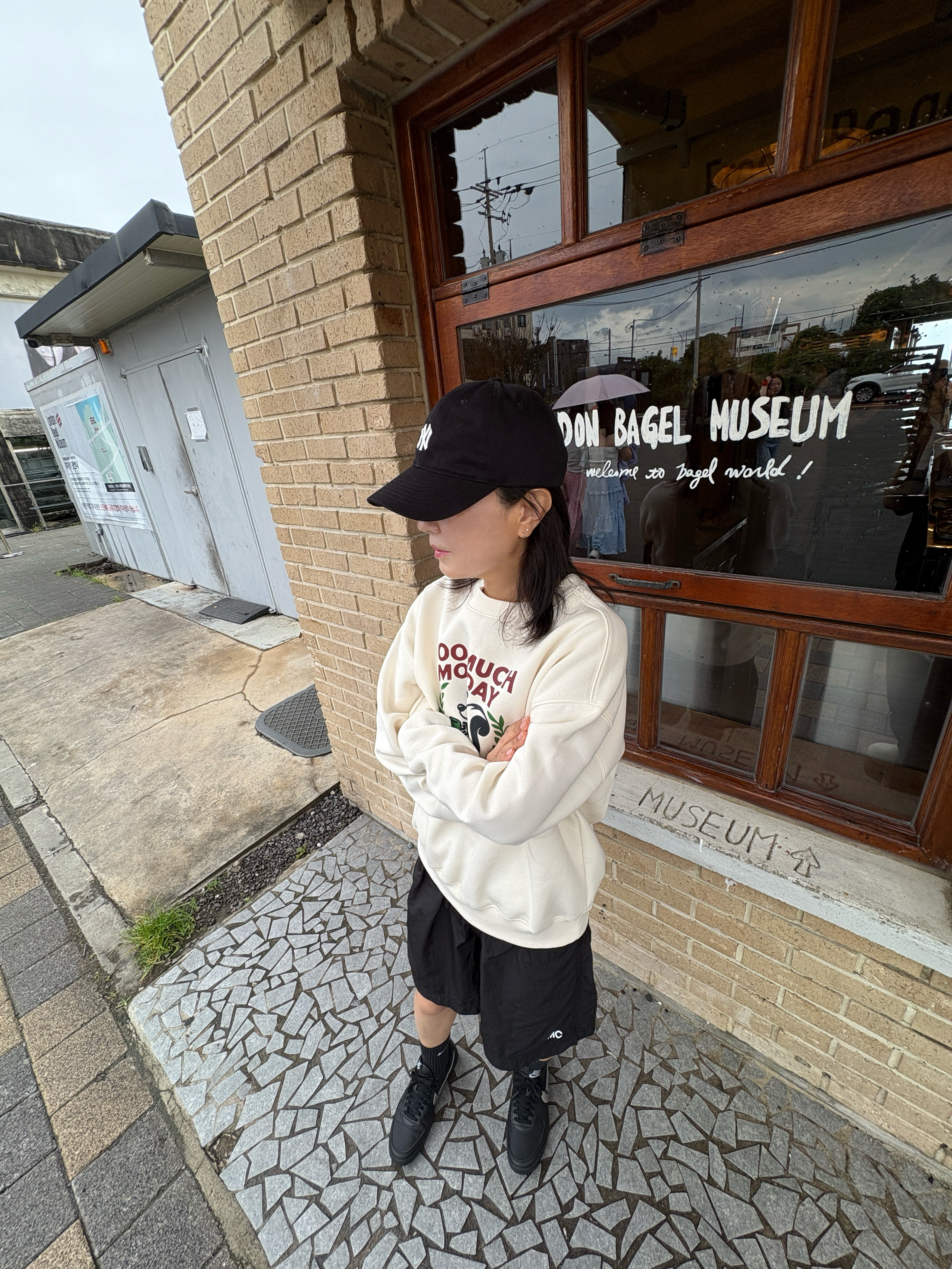 Nike Field General 82 SP Black and White 착용 스타일 - 5