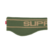 Supreme Contrast Logo Headband Olive - 25FW
