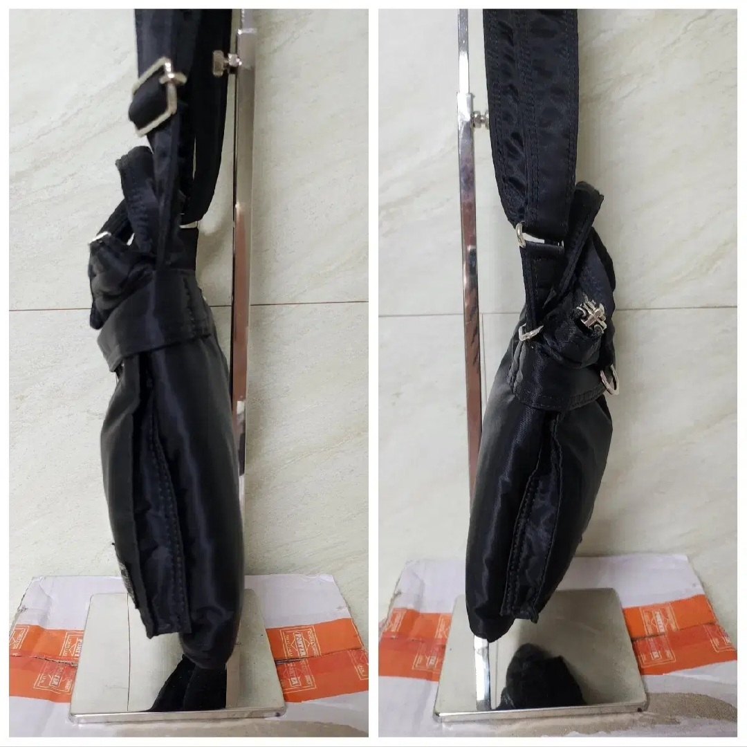 Porter x Comme des Garcons Tanker Helmet Bag XS Black 착용 스타일 - 6