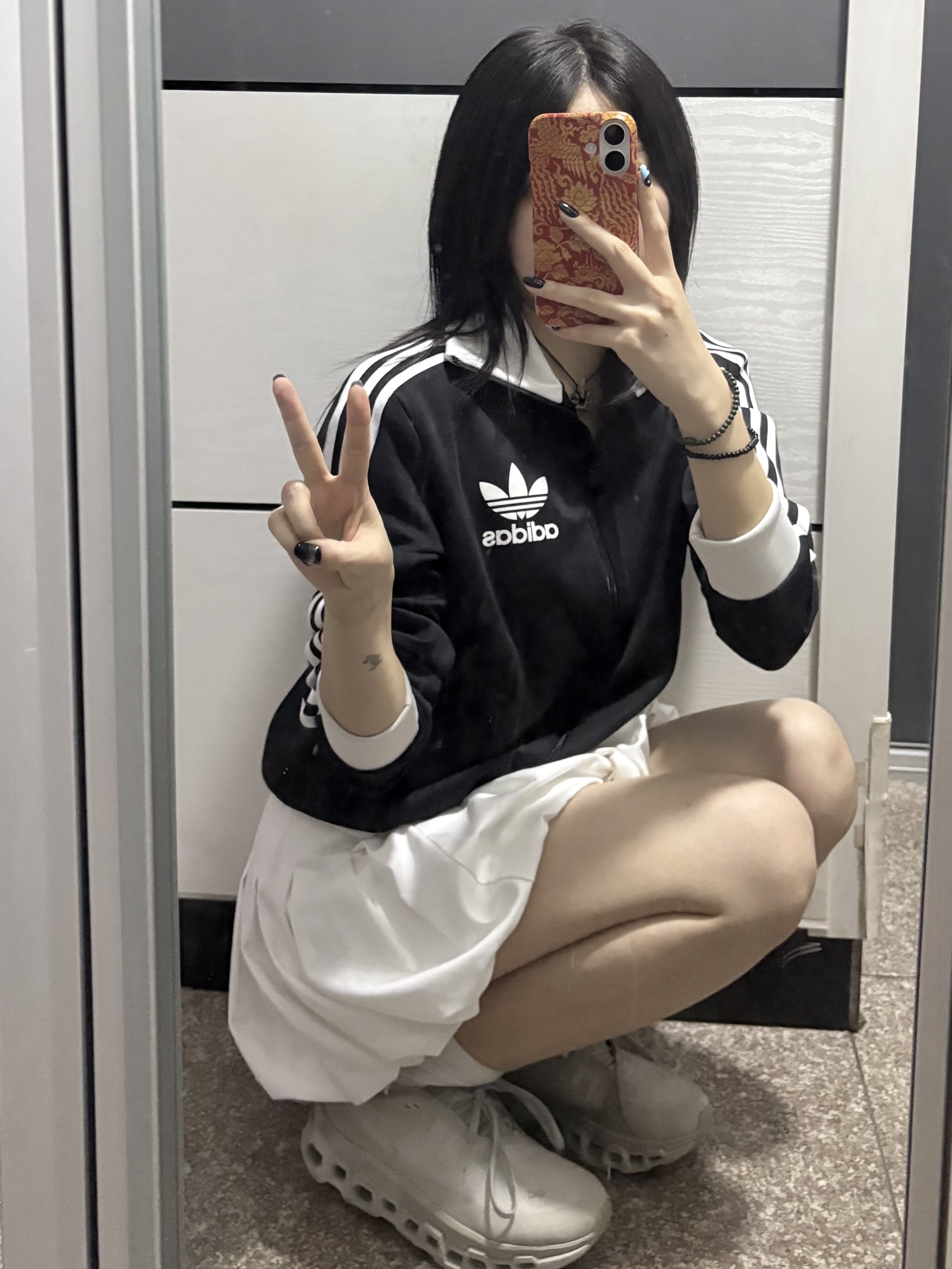 On Running x Post Archive Faction (Paf) Cloudmonster 2 Moondust Chalk, (W) Adidas Originals Beckenbauer Track Top Black - KR Sizing 착용 스타일 - 1