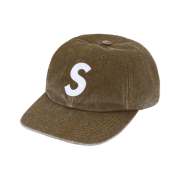 Supreme Pigment Coated Canvas S Logo 6-Panel Olive - 25FW