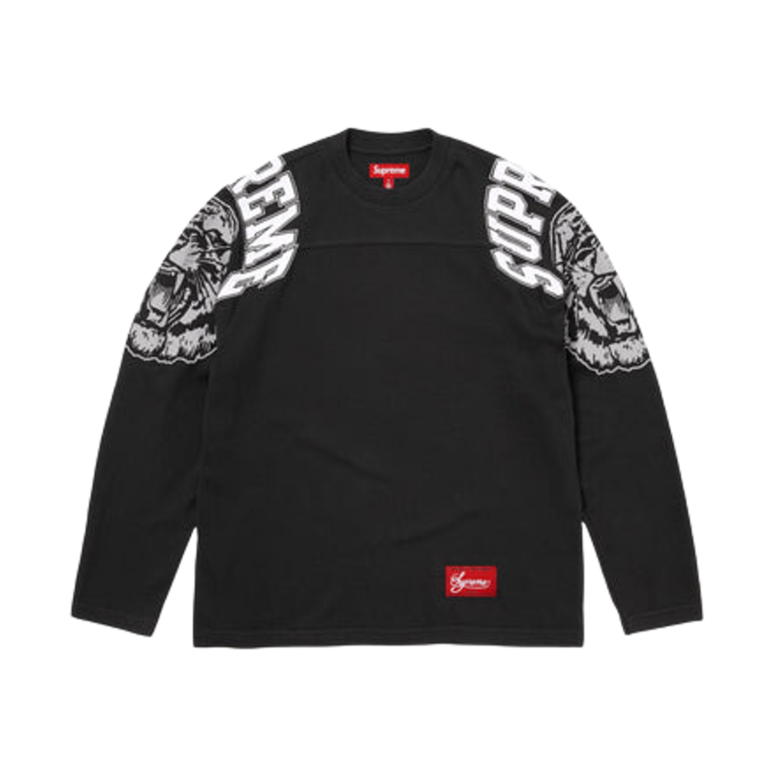 슈프림 마스코트 롱슬리브 풋볼 탑 블랙 - 25FW