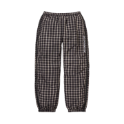 Supreme Plaid Warm Up Pant Black - 25FW