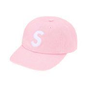 Supreme Pigment Coated Canvas S Logo 6-Panel Light Pink - 25FW