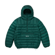 Supreme Micro Down Half Zip Hooded Pullover Dark Green - 25FW