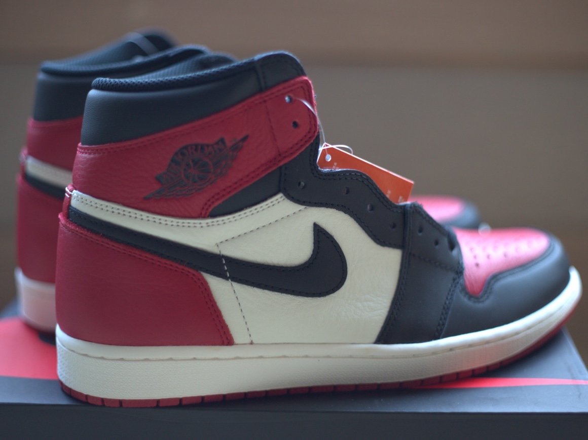 Jordan 1 Retro High OG Bred Toe 착용 스타일