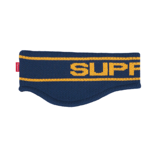 supreme Contrast Logo Headband Olive Supreme Contrast Logo