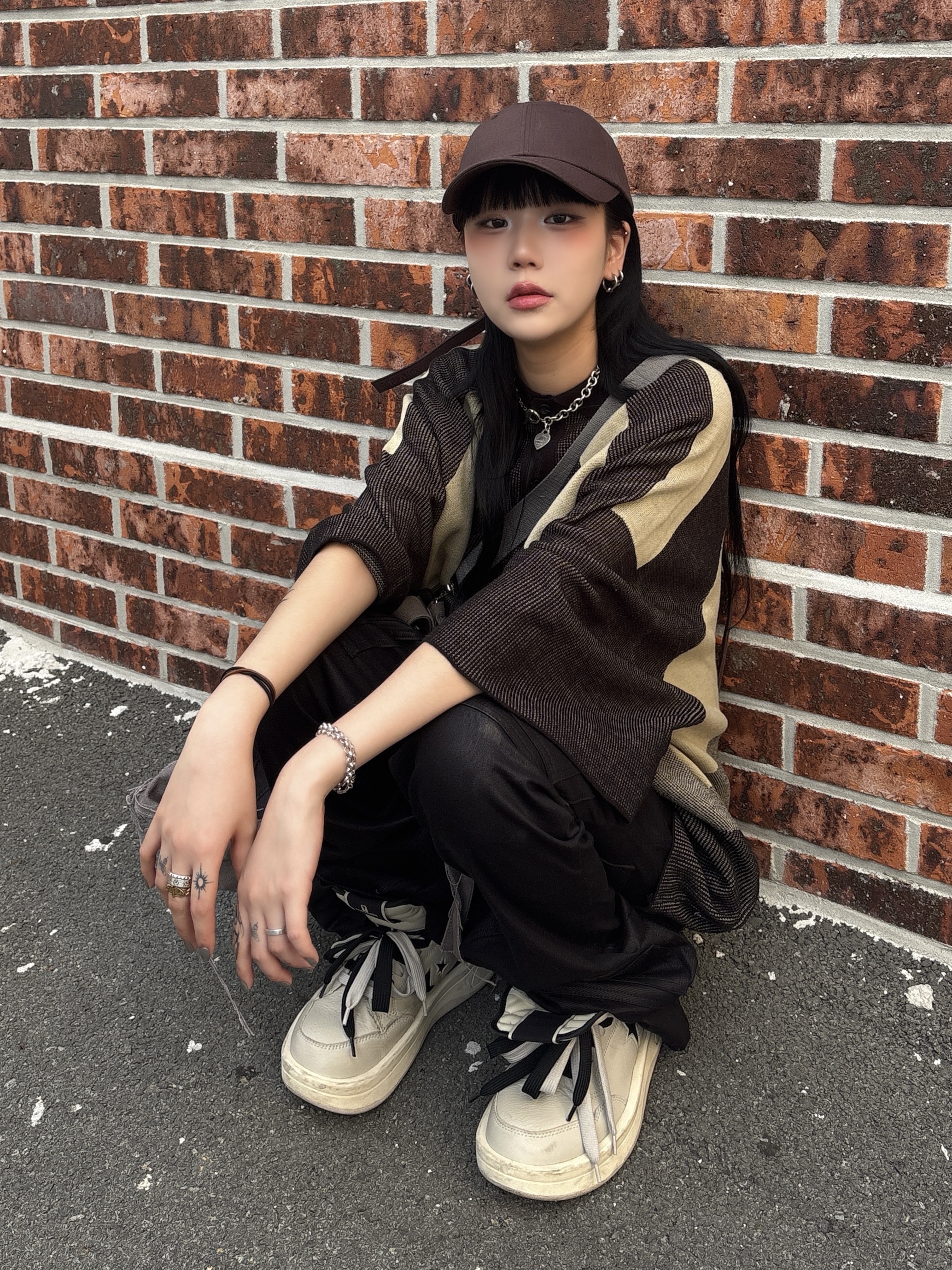 Converse x Drkshdw Turbowpn Pelican 착용 스타일 - 3