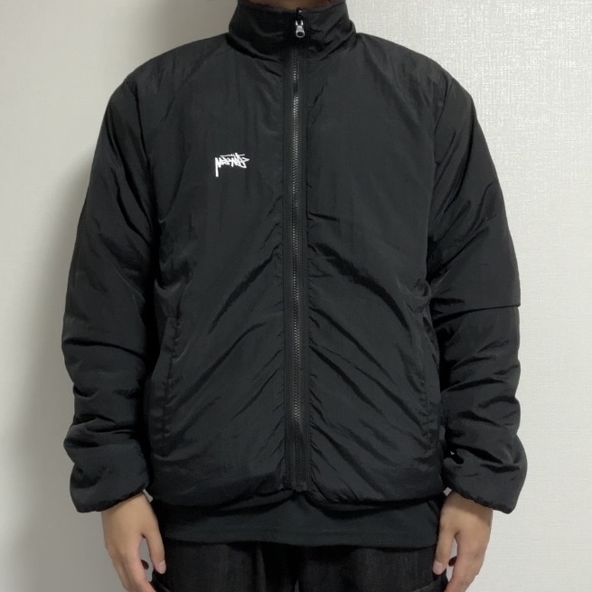 Stussy Sherpa Reversible Jacket Burgundy, Stussy Sherpa Reversible Jacket Black 착용 스타일 - 3