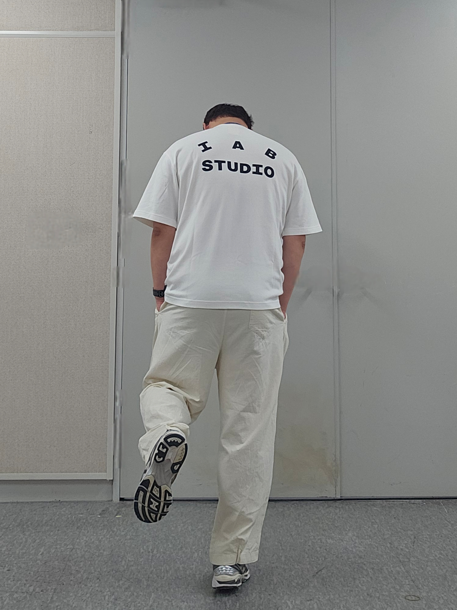 Asics Gel-Kayano 14 Cream Black, Kia Tigers x IAB Studio Tiger Head T-Shirt White 착용 스타일