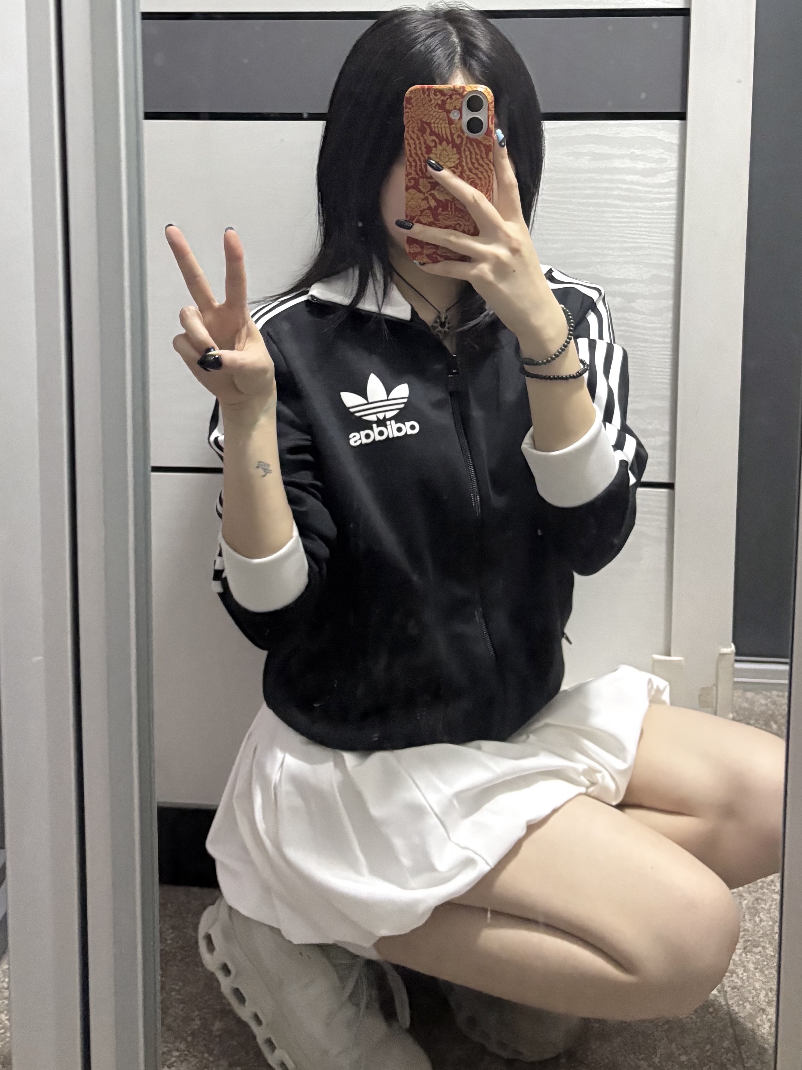 On Running x Post Archive Faction (Paf) Cloudmonster 2 Moondust Chalk, (W) Adidas Originals Beckenbauer Track Top Black - KR Sizing 착용 스타일 - 2