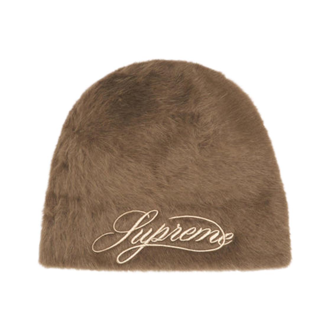 슈프림 x 캉골 퍼고라 스크립트 비니 브라운 - 25FW(Supreme x Kangol Furgora Script Beanie Brown - 25FW)