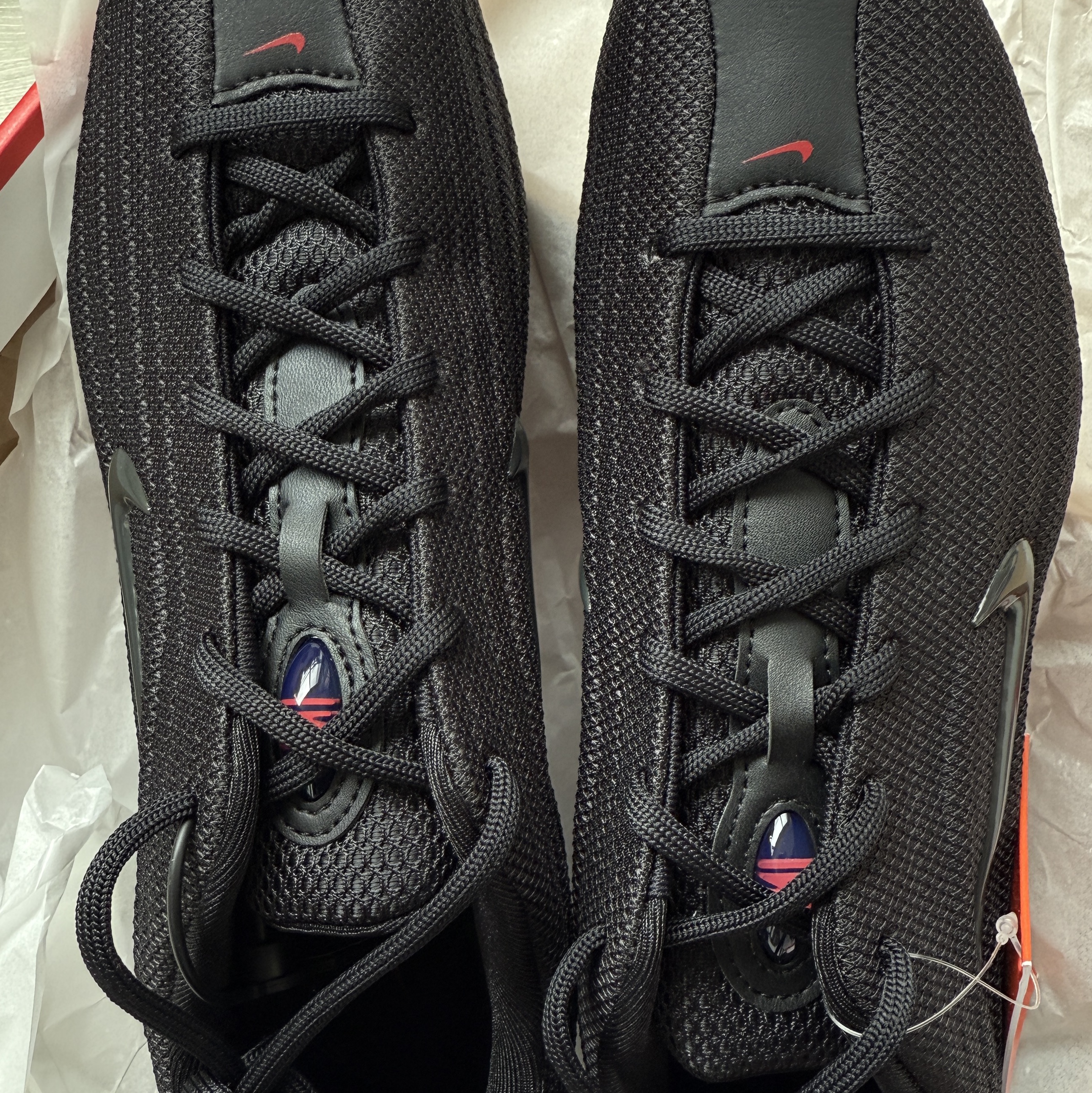 (W) Nike Shox Z Black University Red 착용 스타일 - 2