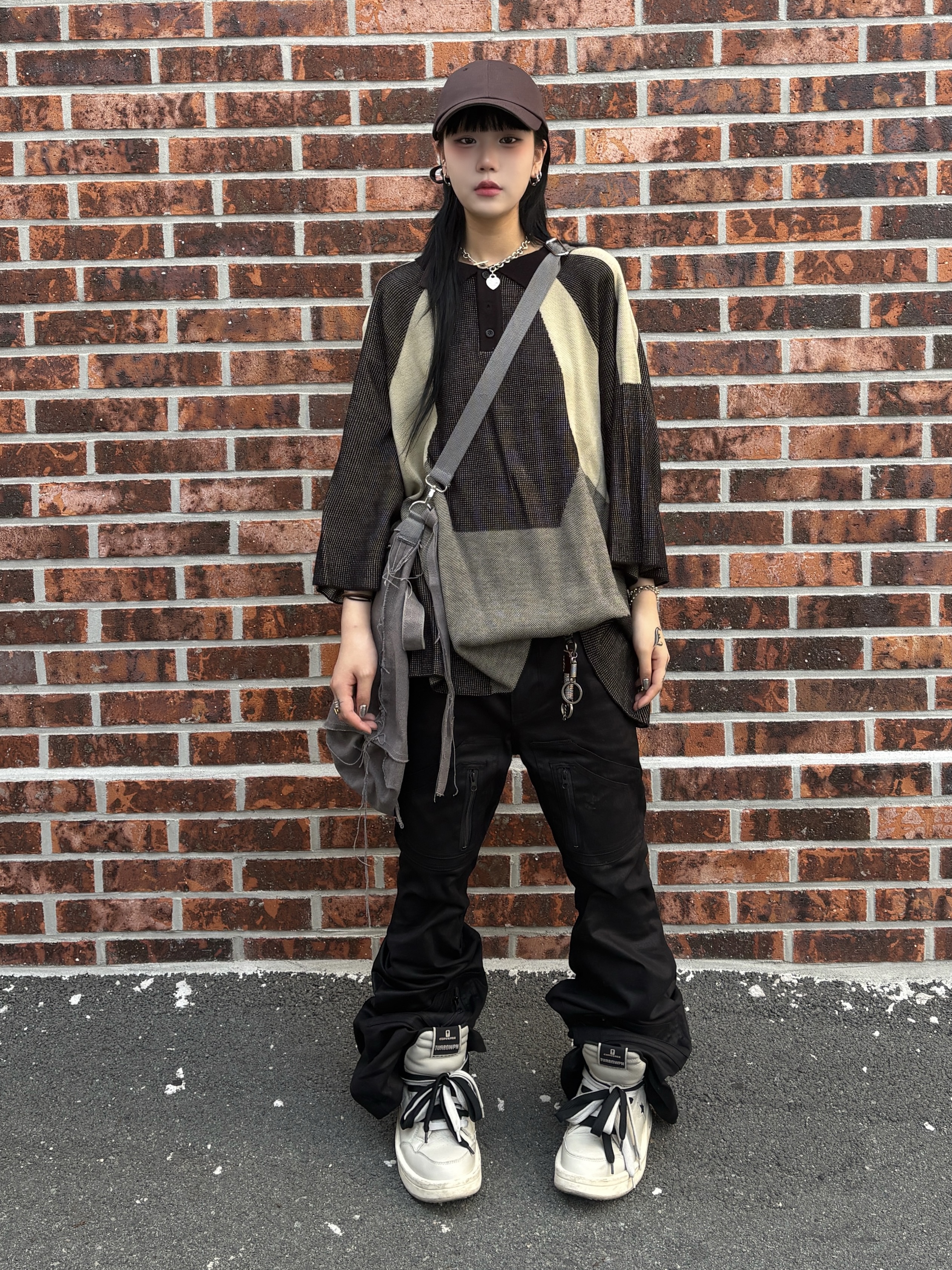 Converse x Drkshdw Turbowpn Pelican 착용 스타일 - 2