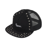 Supreme x B.B. Simon Studded Mesh Back 5-Panel Black - 25FW