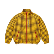 Supreme Plaid Track Jacket Yellow - 25FW