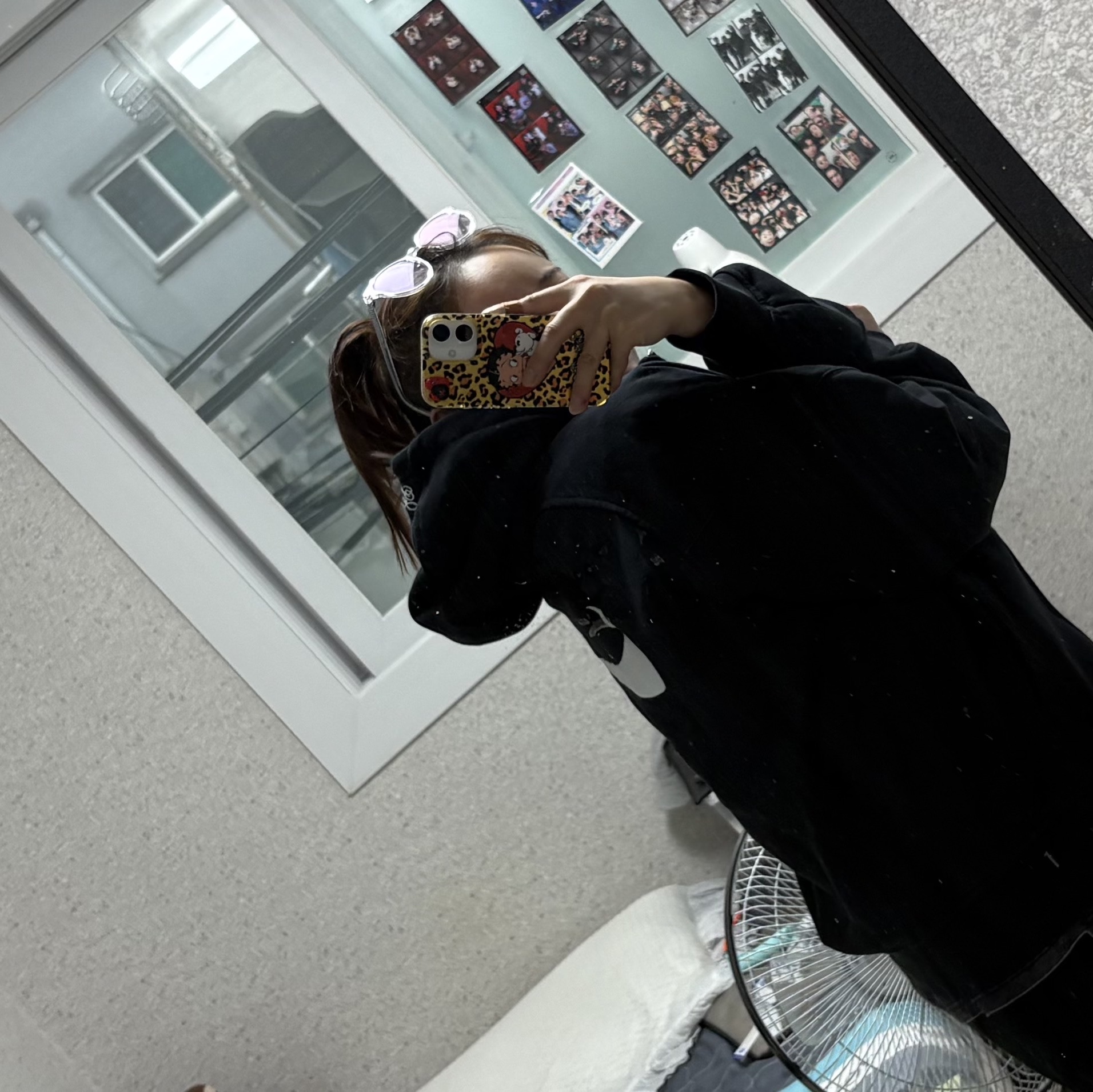Supreme x Nike Zip Up Hooded Sweatshirt Black - 25SS 착용 스타일 - 2