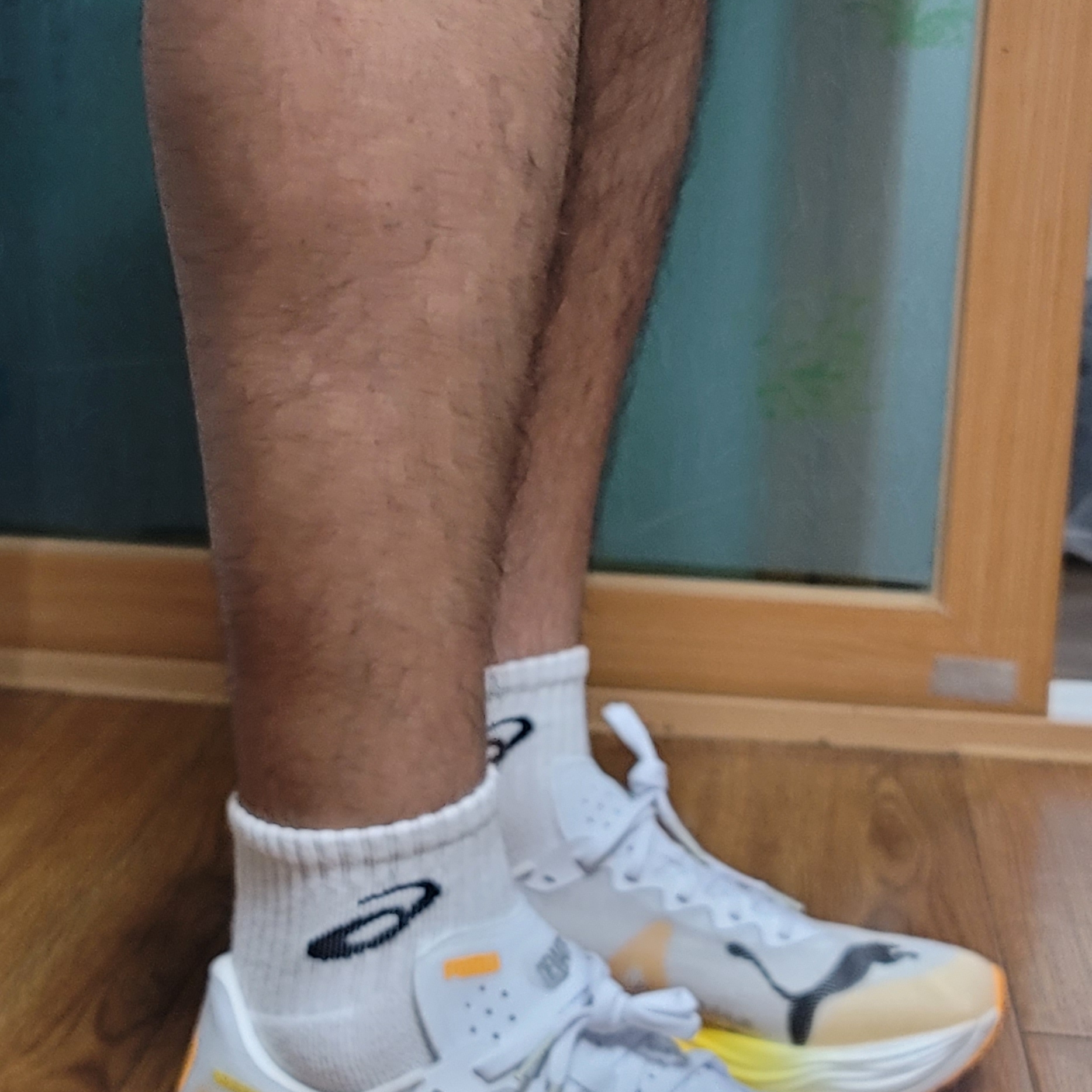 Puma Deviate Nitro Elite 3 White Sun Stream 착용 스타일 - 2