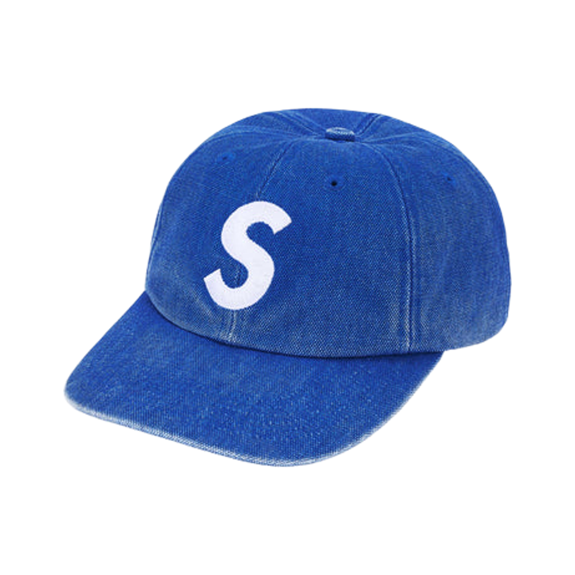 슈프림 피그먼트 코티드 캔버스 S 로고 6-패널 로얄 - 25FW(Supreme Pigment Coated Canvas S Logo 6-Panel Royal - 25FW)