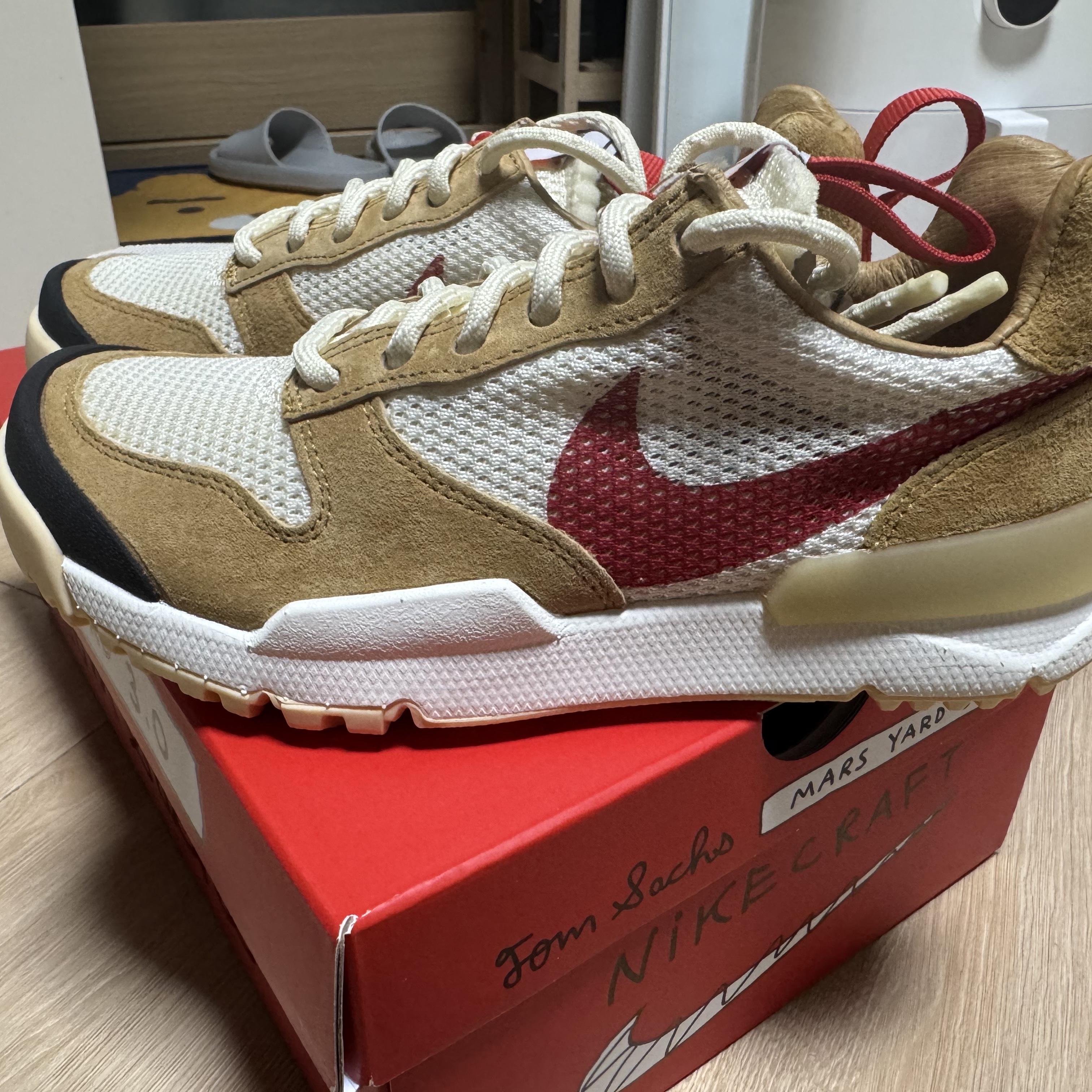 Nike x Tom Sachs Mars Yard Shoe 3.0 Space Camp 착용 스타일 - 6