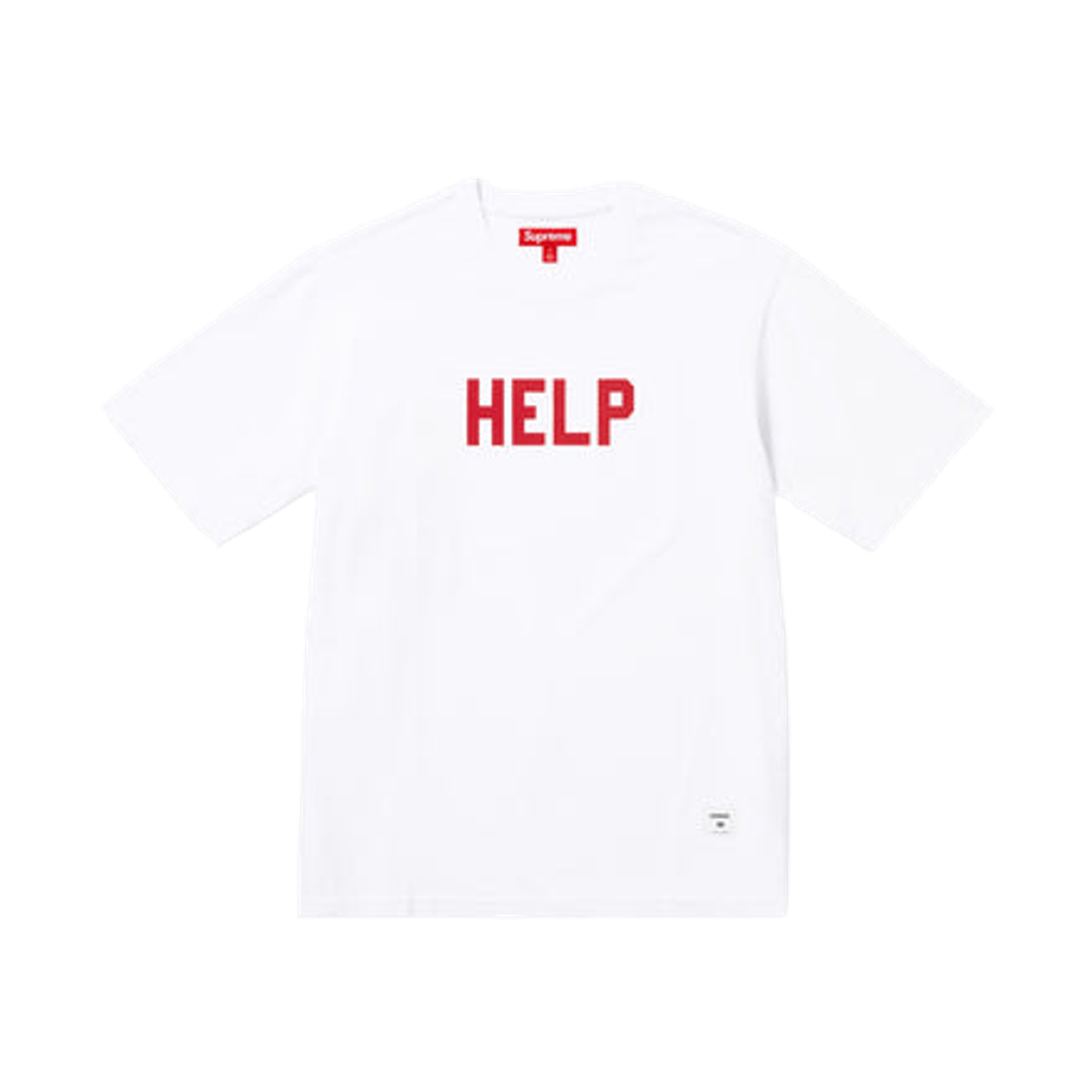 - Supreme Help S/S Top White - 25FW
