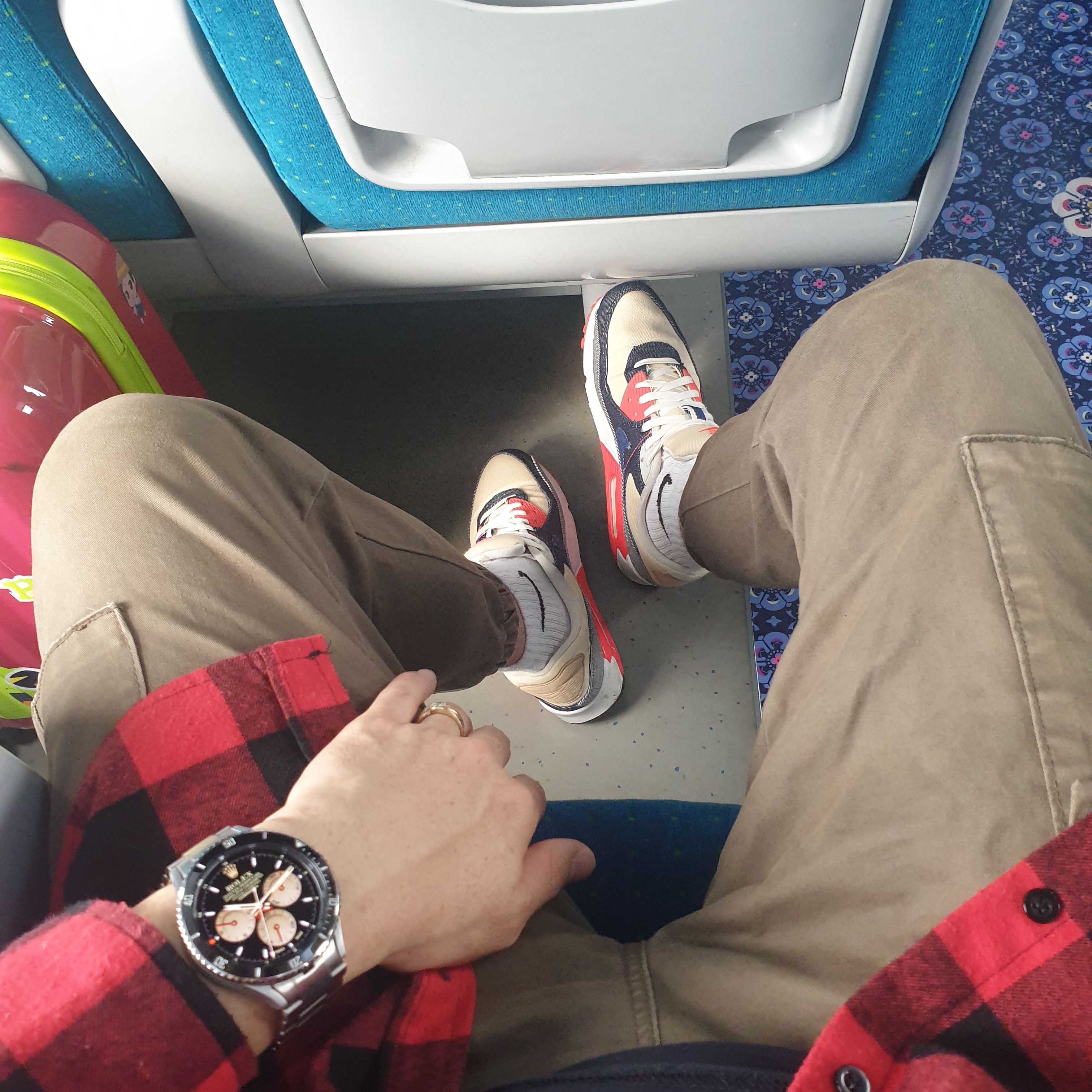 Nike x Denham Air Max 90 Infrared 착용 스타일