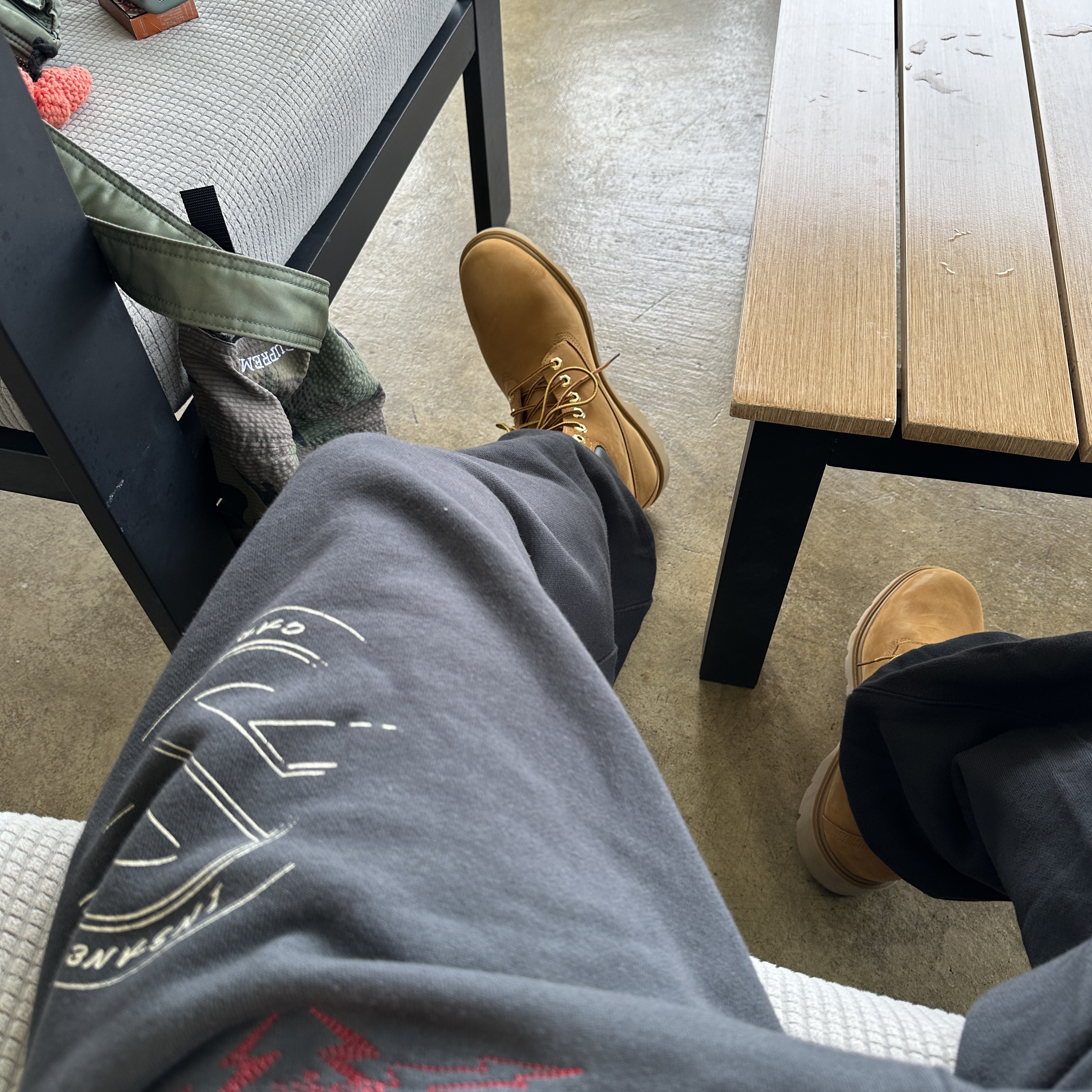 Timberland Premium 6 inch Waterproof Boot Wheat Nubuck - Medium 착용 스타일 - 2