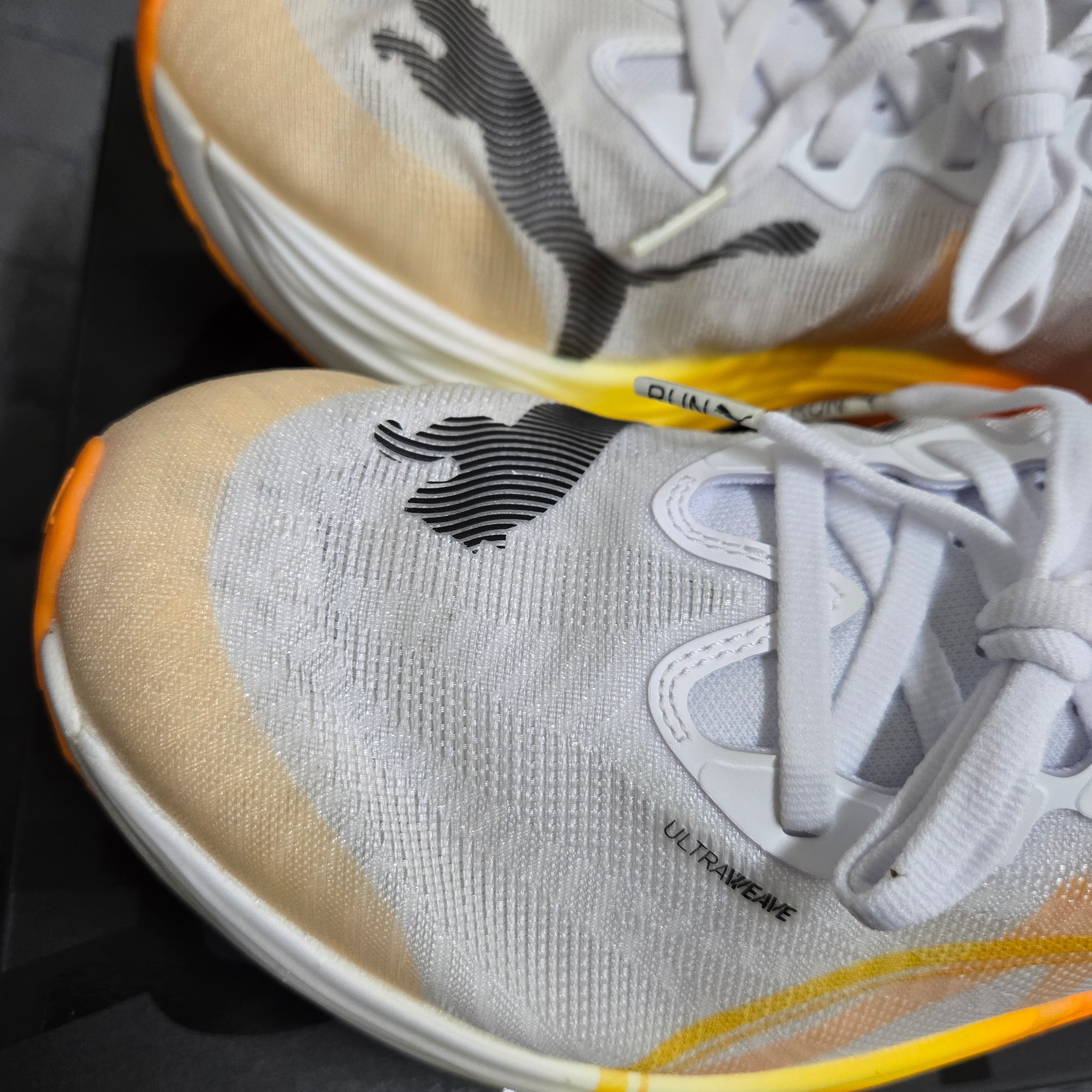 Puma Deviate Nitro Elite 3 White Sun Stream 착용 스타일 - 3
