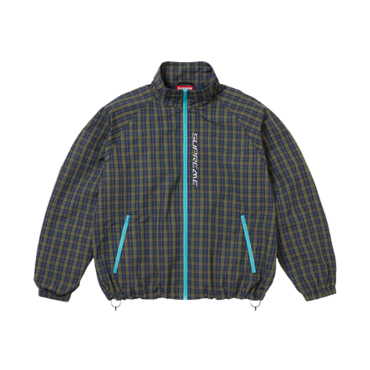 슈프림 플레이드 트랙 자켓 블랙 - 25FW | Supreme | KREAM