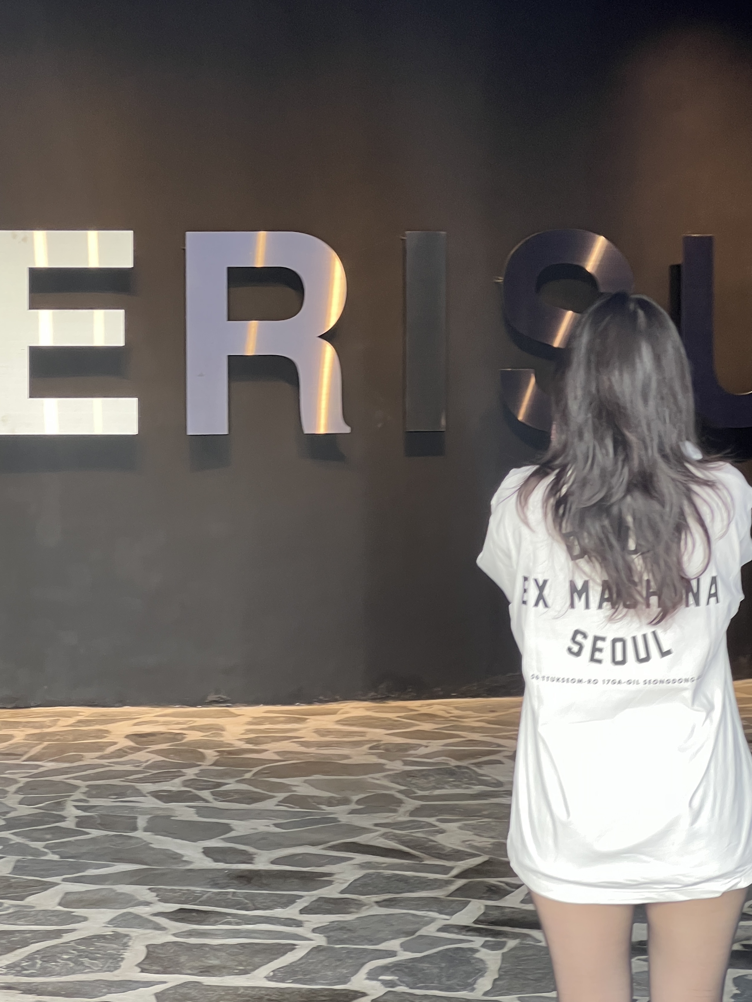 Deus Ex Machina Seoul College Long Sleeve T-Shirt White 착용 스타일 - 3