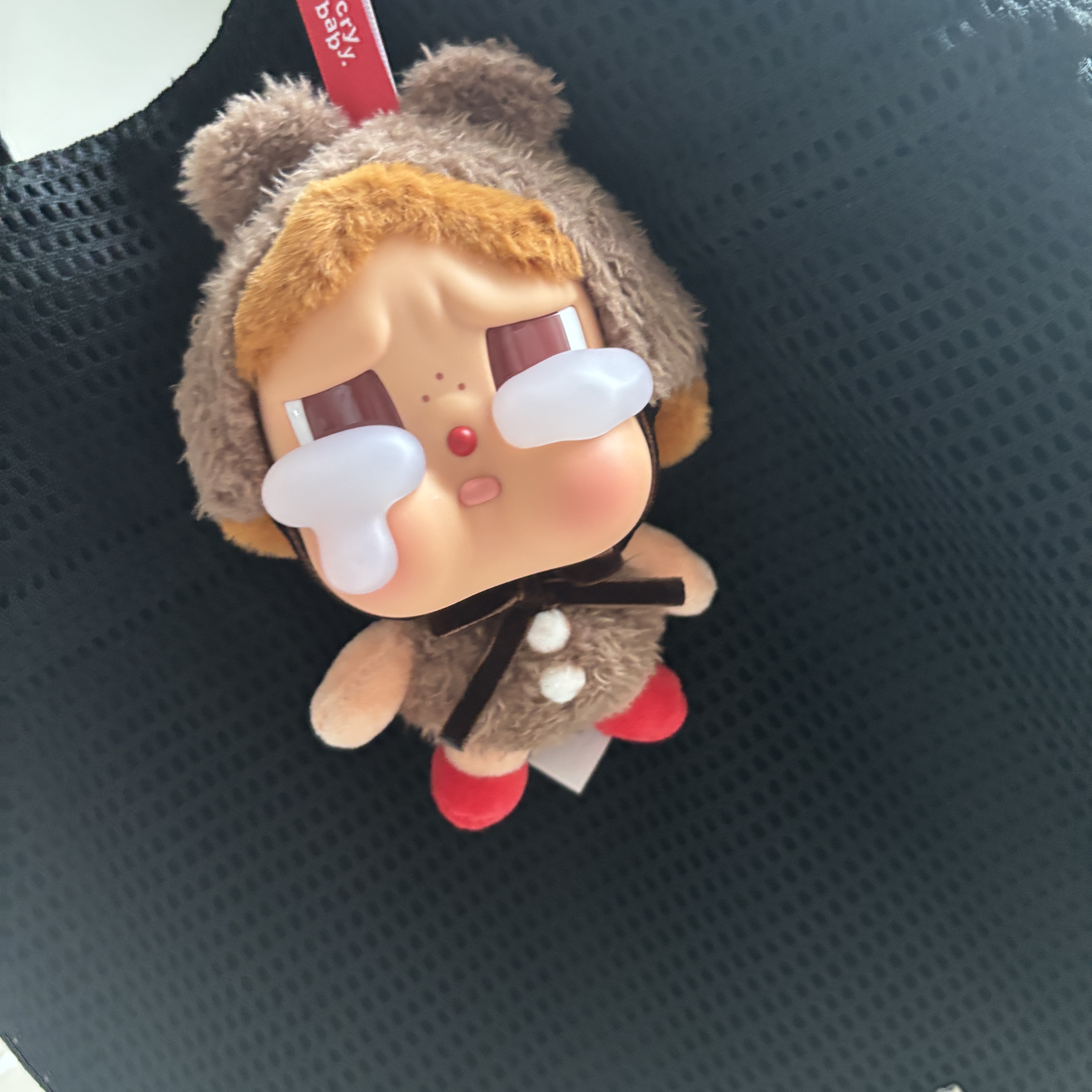 Pop Mart Crybaby Crying Again Series Plush Keyring Love Makes Us Cry (Opened Case) 착용 스타일 - 2