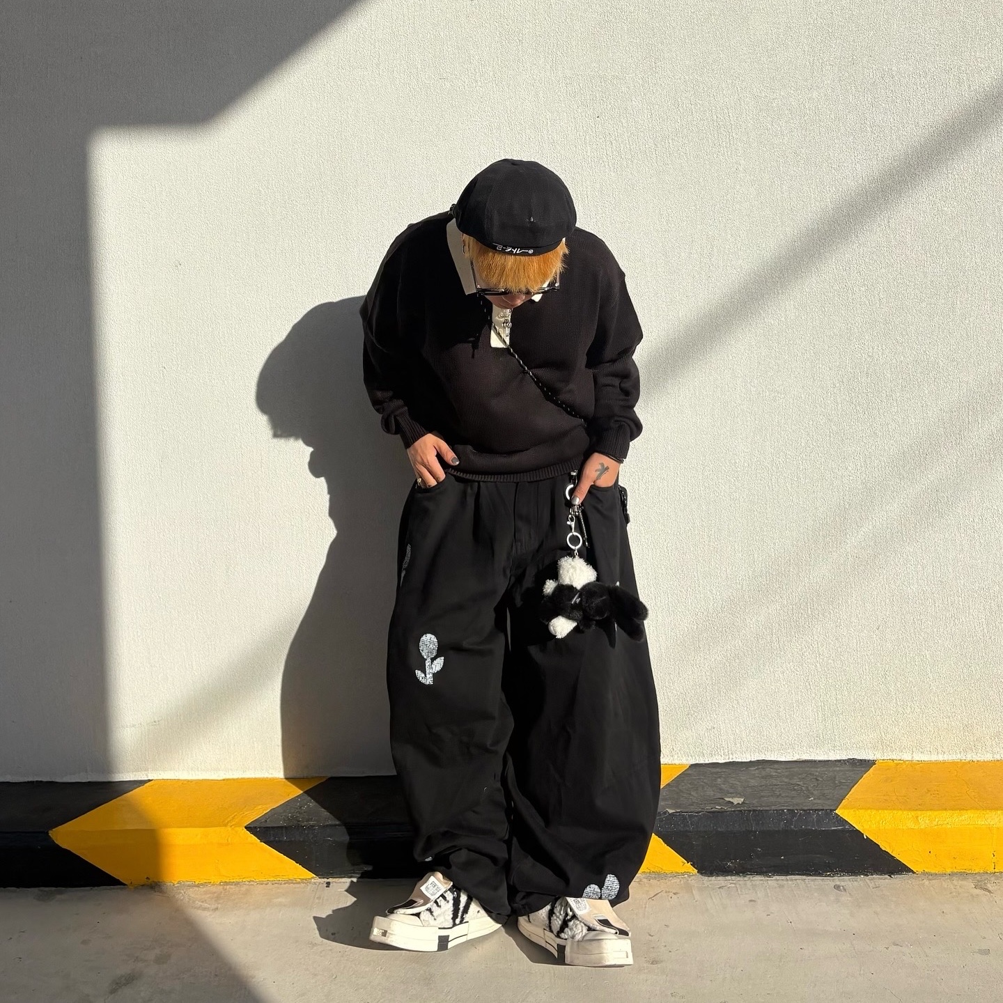 Converse x Drkshdw Turbodrk Chuck 70 Hi Lilly White 착용 스타일 - 1