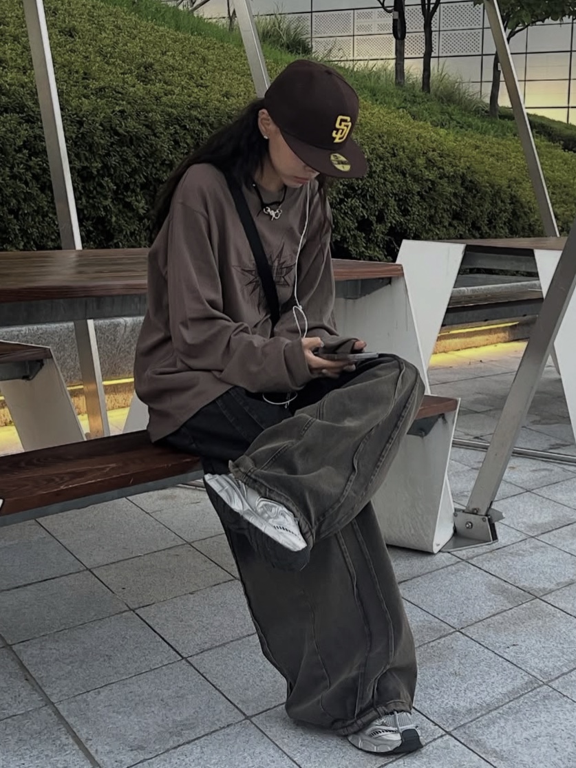 New Era MLB Authentic San Diego Padres Game Brown, BAPE Ape Head Shoulder Bag Brown 착용 스타일 - 2