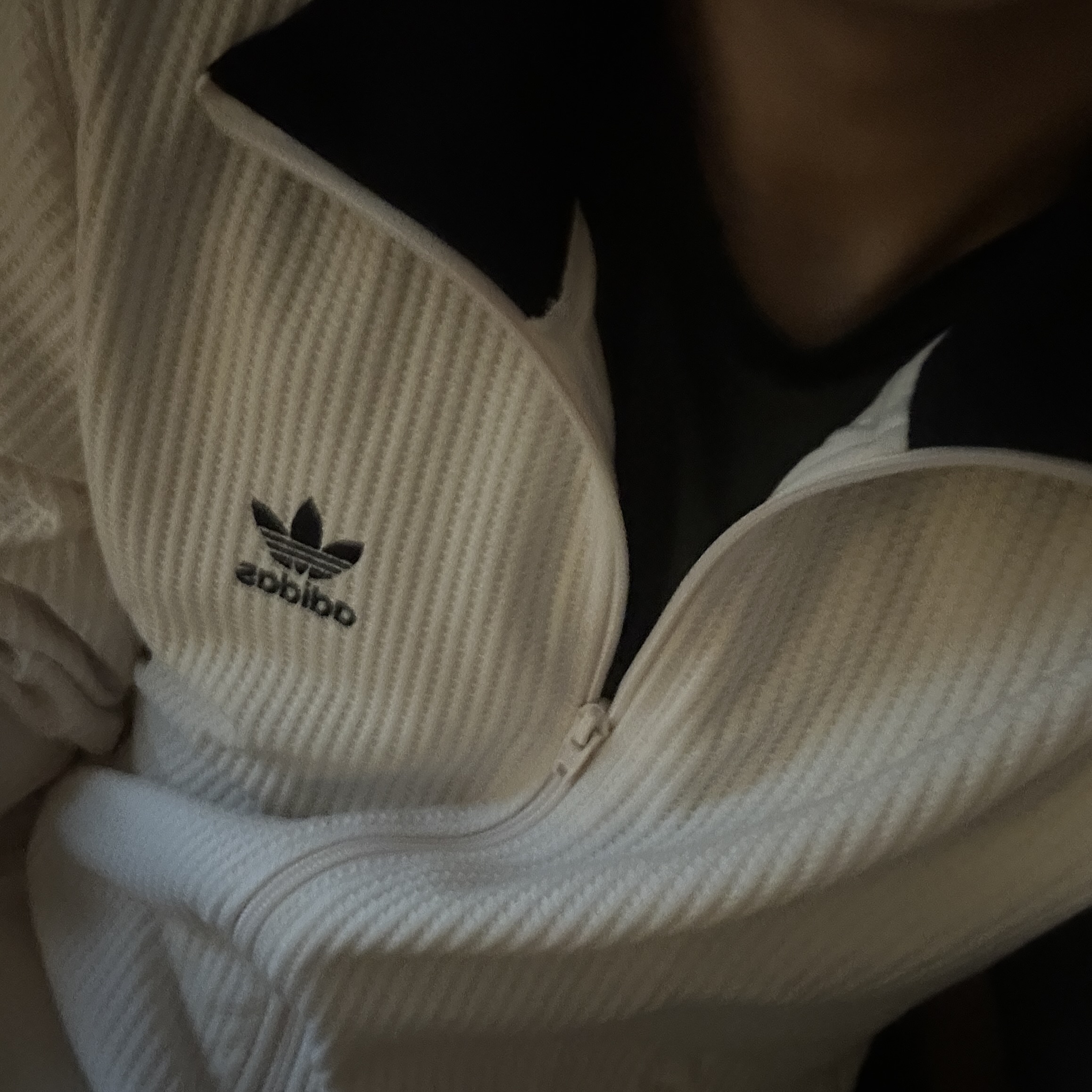 Adidas Waffle Beckenbauer Track Top Wonder White - KR Sizing 착용 스타일