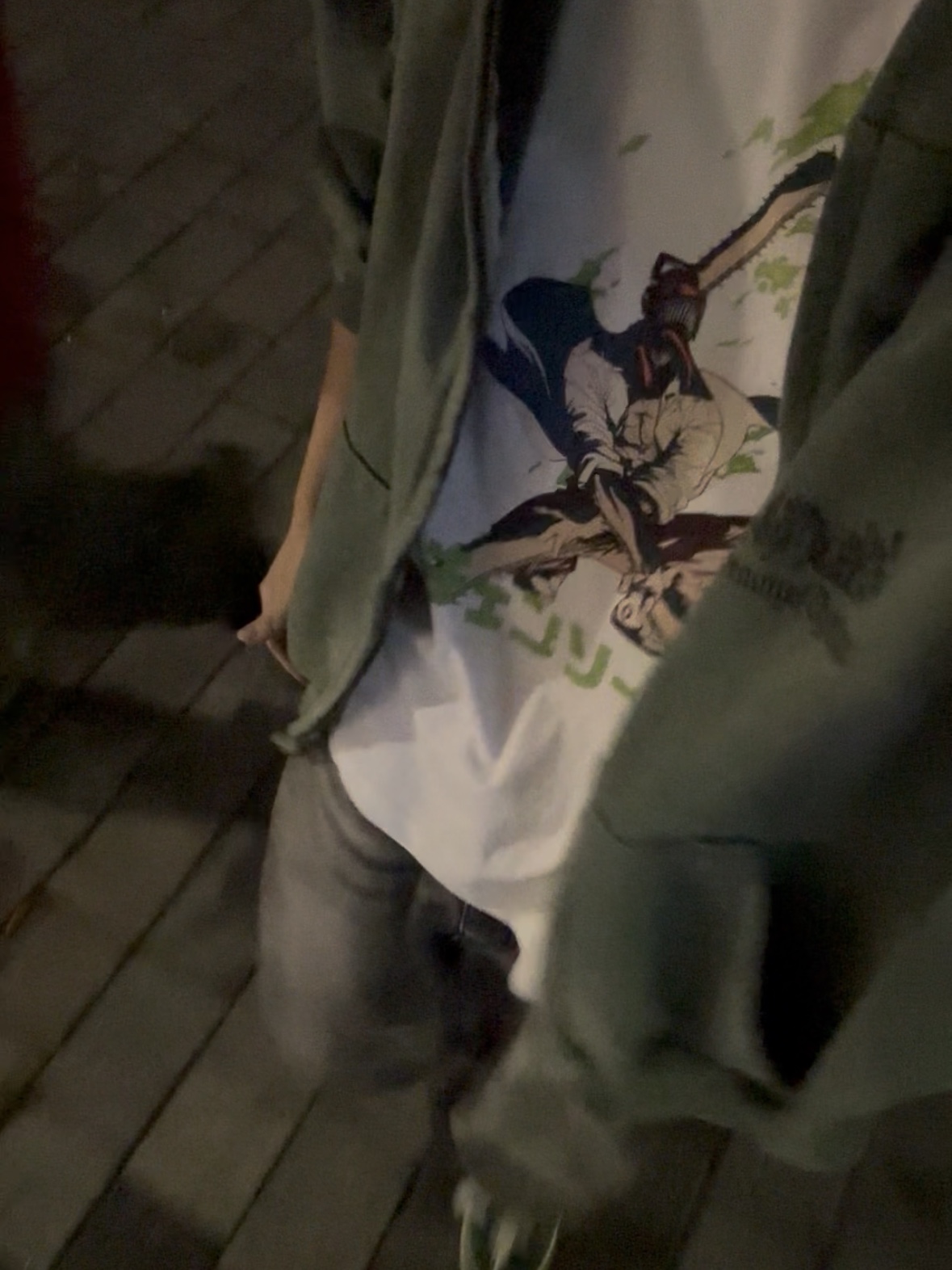 Uniqlo UT x Anime Chainsaw Man Graphic T-Shirt White - KR 착용 스타일 - 1
